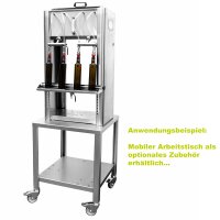 Profi Abfüllgerät 4 Stationen Edelstahl...